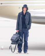 Demi Moore and Ashton Kutcher Join Howard Stern on a Private Jet