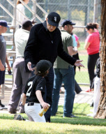 Larry King at his sons game