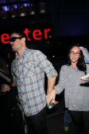 Pout hottie MEGAN FOX and boyfriend BRIAN AUSTIN GREEN leaving the LA Lakers game in Los Angeles