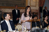 CROWN PRINCE FELIPE and PRINCESS LETIZIA hosting the VI European Union-Latin America and Caribbean Summit dinner