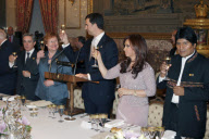 CROWN PRINCE FELIPE and PRINCESS LETIZIA hosting the VI European Union-Latin America and Caribbean Summit dinner