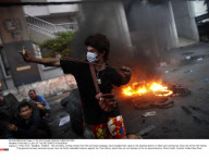 THAILAND: CLASH OF THE RED SHIRTS IN BANGKOK