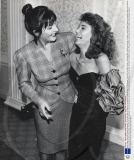 Kirsty Roper Now Mrs Ernesto Bertarelli; The Former Miss Uk And Her Husband Are New Entries In The Sunday Time Rich List 2008. Kirsty Is Pictured With Julia Morley During The Miss United Kingdom Beauty Competition When Her National Costume Went Missi