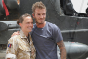 David Beckham Visits British Troops in Helmand Province, Afghanistan - 22 May 2010