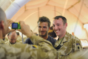 David Beckham Visits British Troops in Helmand Province, Afghanistan - 22 May 2010