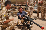 David Beckham Visits British Troops in Helmand Province, Afghanistan - 22 May 2010