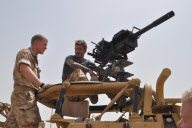 David Beckham Visits British Troops in Helmand Province, Afghanistan - 22 May 2010