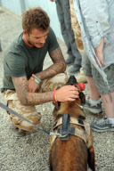 David Beckham Visits British Troops in Helmand Province, Afghanistan - 23 May 2010
