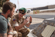 David Beckham Visits British Troops in Helmand Province, Afghanistan - 23 May 2010