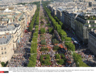 PARIS : The Champs Elysees turns into a country lane