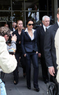 Troubled LINDSAY LOHAN leaving the courtroom with a SCRAM alcohol monitoring bracelet in Beverly Hills