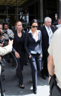 Troubled LINDSAY LOHAN leaving the courtroom with a SCRAM alcohol monitoring bracelet in Beverly Hills