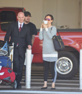 Juliette Lewis Hides Behind Coffee and a Napkin