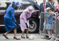 Queen Elizabeth II marking the 150th anniversary of the Eton Combined Cadet Force,  Eton College, Britain - 27 May 2010