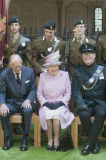 Queen Elizabeth II marking the 150th anniversary of the Eton Combined Cadet Force,  Eton College, Britain - 27 May 2010