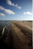 LA: OIL WASHES ASHORE ON GRAND ISLE, LOUISIANA