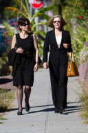 Family and Friends pay their respects at Dennis Hopper's home