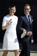 CROWN PRINCESS VICTORIA and fiance attending QUEEN MARGRETHE's 70th Birthday celebrations