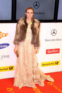 Actress DIANE KRUGER donned an Isabel Marant fur jacket at the 'Goldene Kamera' in Berlin