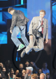 Mark Wahlberg and Will Ferrell Dangle at the 2010 MTV Movie Awards