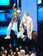 Mark Wahlberg and Will Ferrell Dangle at the 2010 MTV Movie Awards