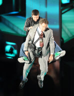 Mark Wahlberg and Will Ferrell Dangle at the 2010 MTV Movie Awards