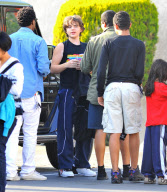 Paris Jackson Celebrates Her Birthday At Moonlight Rollerway Rink