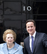 David Greets Maggie At No 10