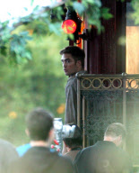 EXCLUSIVE Robert Pattinson was spotted climbing around on Water For Elephants