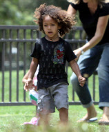Heidi Klums kids at the park