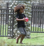 Heidi Klums kids at the park
