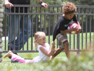 Heidi Klums kids at the park - Part 2