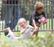 Heidi Klums kids at the park - Part 2
