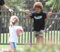 Heidi Klums kids at the park - Part 2
