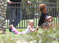 Heidi Klums kids at the park - Part 2