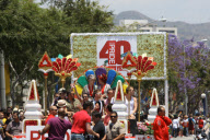 Kelly and Sharon Osbourne get the royal treatment at Los Angeles Pride Parade