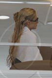 Paris Hilton visits the Hair Salon