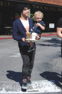 Pete Wentz and Bronx get ready for Father's Day