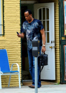 Dr. Conrad Murray Visits the Barber Shop