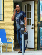 Dr. Conrad Murray Visits the Barber Shop
