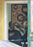 Dr. Conrad Murray Visits the Barber Shop