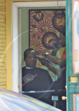 Dr. Conrad Murray Visits the Barber Shop