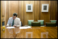 The Budget 2010 - Conservative politician and  Chancellor of the Exchequer George Osborne