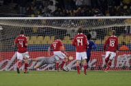 Denmark v Japan, FIFA 2010 World Cup football match, Royal Bafokeng Stadium, Phokeng, South Africa - 24 Jun 2010