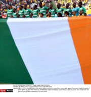 NELSPRUIT: World Cup Soccer Match Ivory Coast-DPR Korea