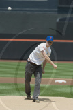 Prince Harry makes the first pitch at The Mets game at Citi Field, New York, America - 26 Jun 2010