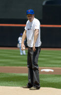Prince Harry makes the first pitch at The Mets game at Citi Field, New York, America - 26 Jun 2010