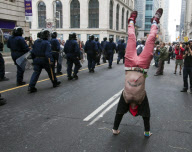Protests outside the G8 and G20 Summits, Toronto, Canada - 26 Jun 2010