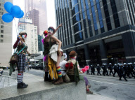 Protests outside the G8 and G20 Summits, Toronto, Canada - 26 Jun 2010