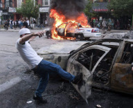Protests outside the G8 and G20 Summits, Toronto, Canada - 26 Jun 2010